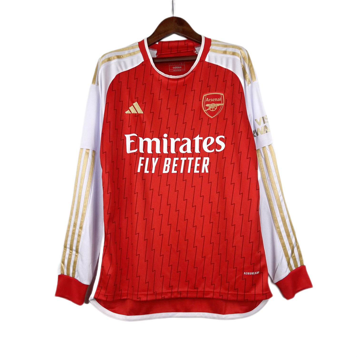 Arsenal 23-24 Home Long Sleeve Jersey - Fans Version